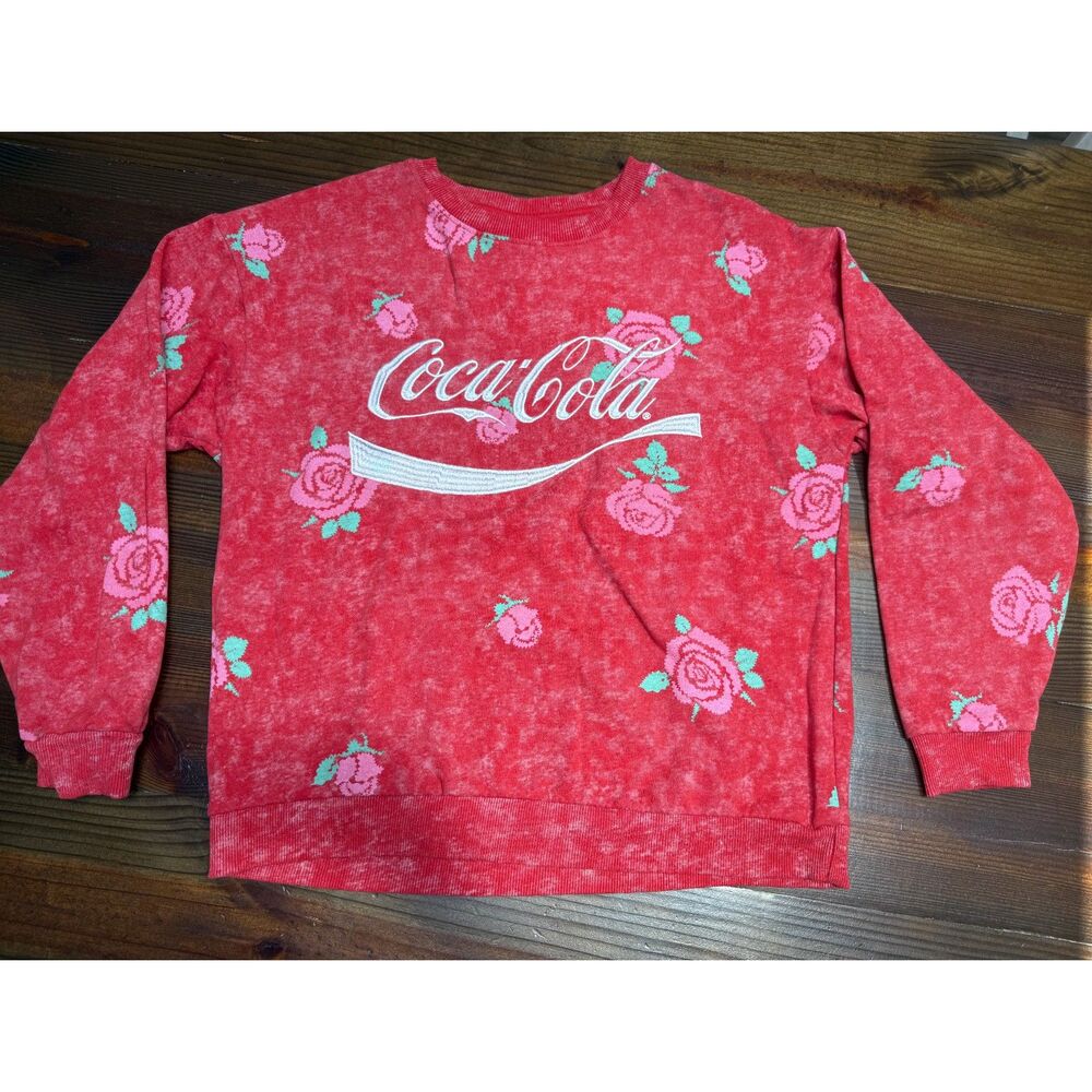 Coca Cola Red Sweatshirt Size M
